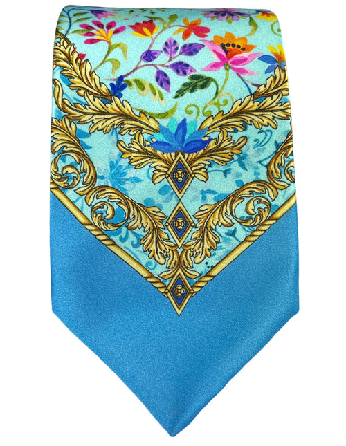 Silvio Fiorello Jianni Floral Tie - Blue