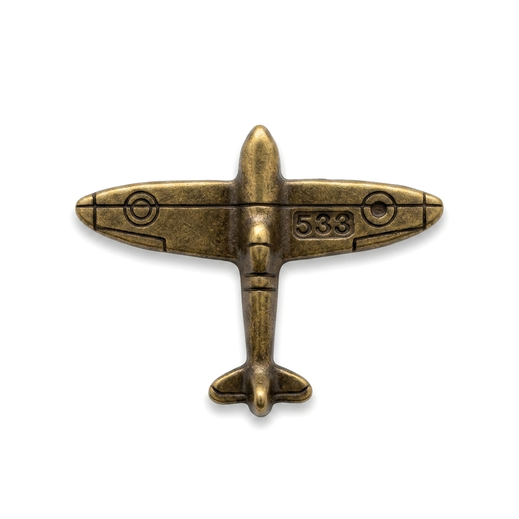 DÉCLIC Wing Commander Pin - Bronze