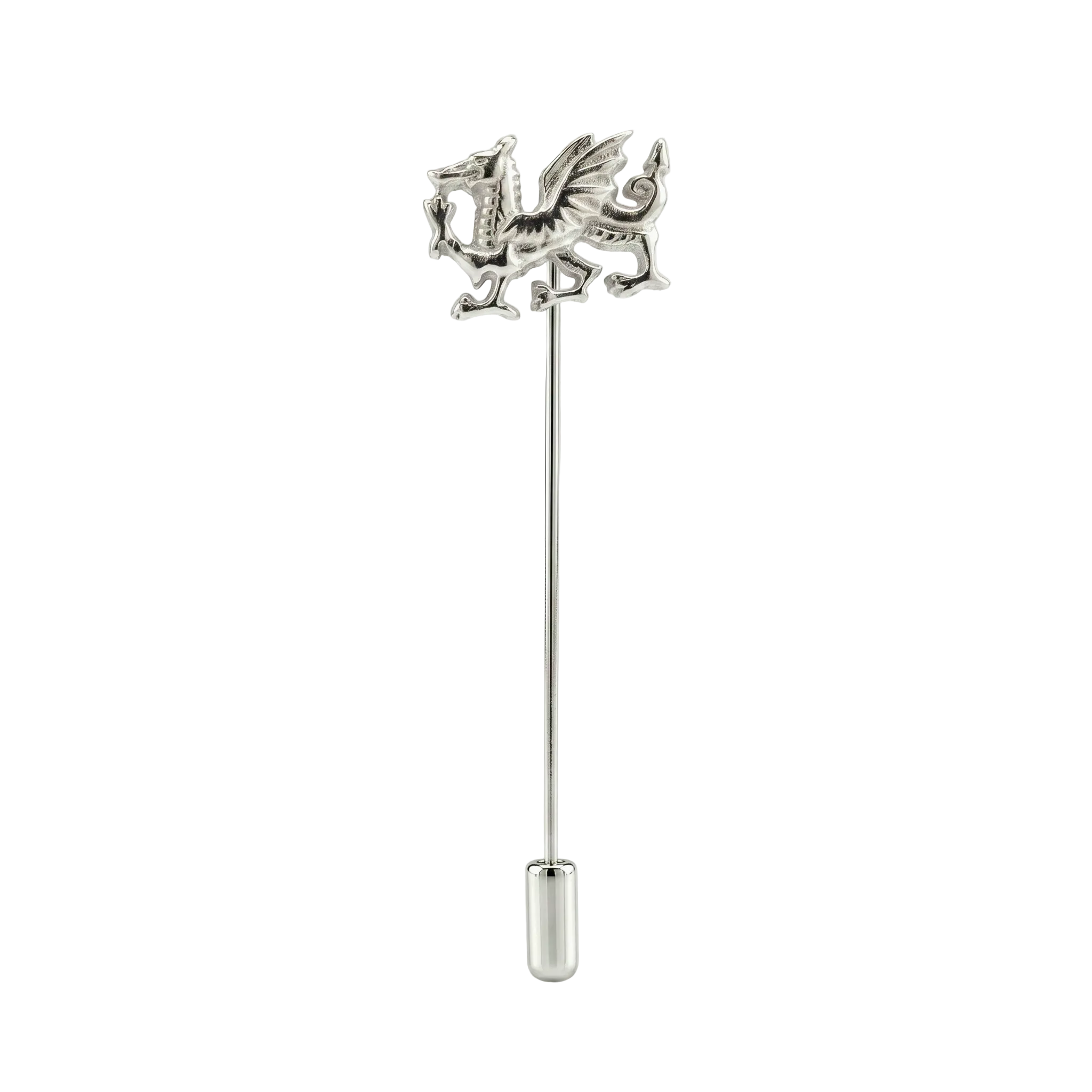 DÉCLIC Red Dragon Pin - Silver