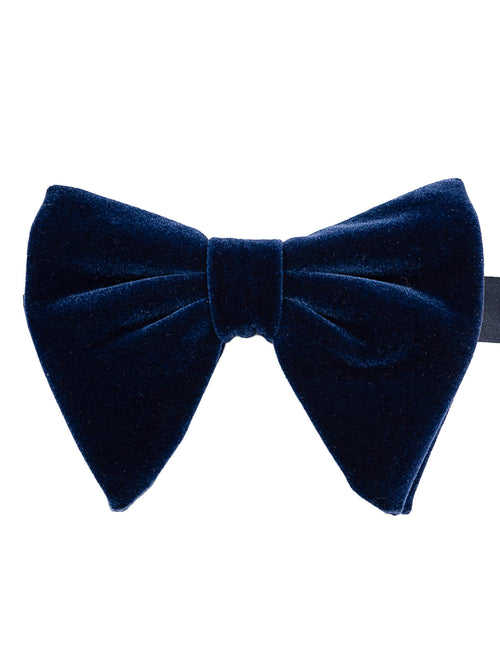 DÉCLIC Floppy Velvet Bow Tie - Petrol