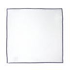 JA Linen Edged Pocket Square - Purple