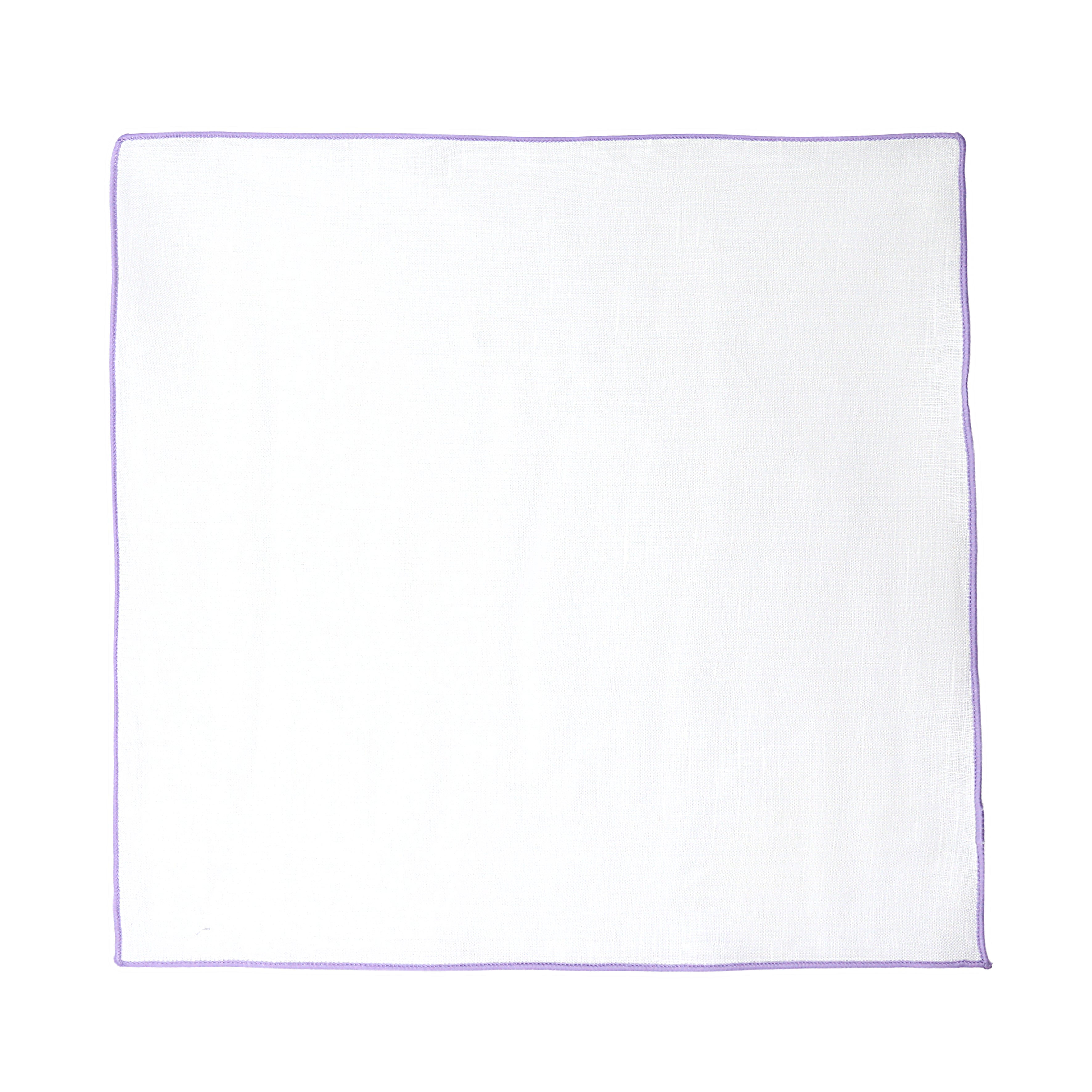 JA Linen Edged Pocket Square - Lavender