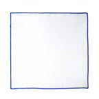 JA Linen Edged Pocket Square - Royal Blue