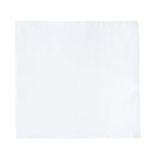 JA Linen Edged Pocket Square - White