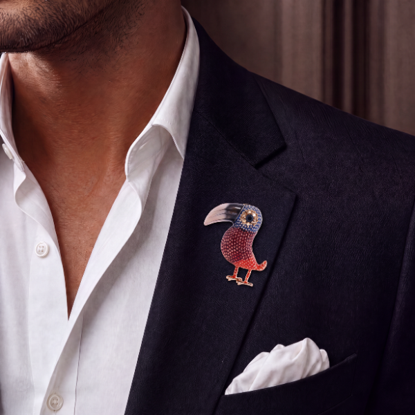 DÉCLIC Toucan Lapel Pin
