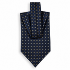 DÉCLIC Beaumont Silk Cravat – Navy