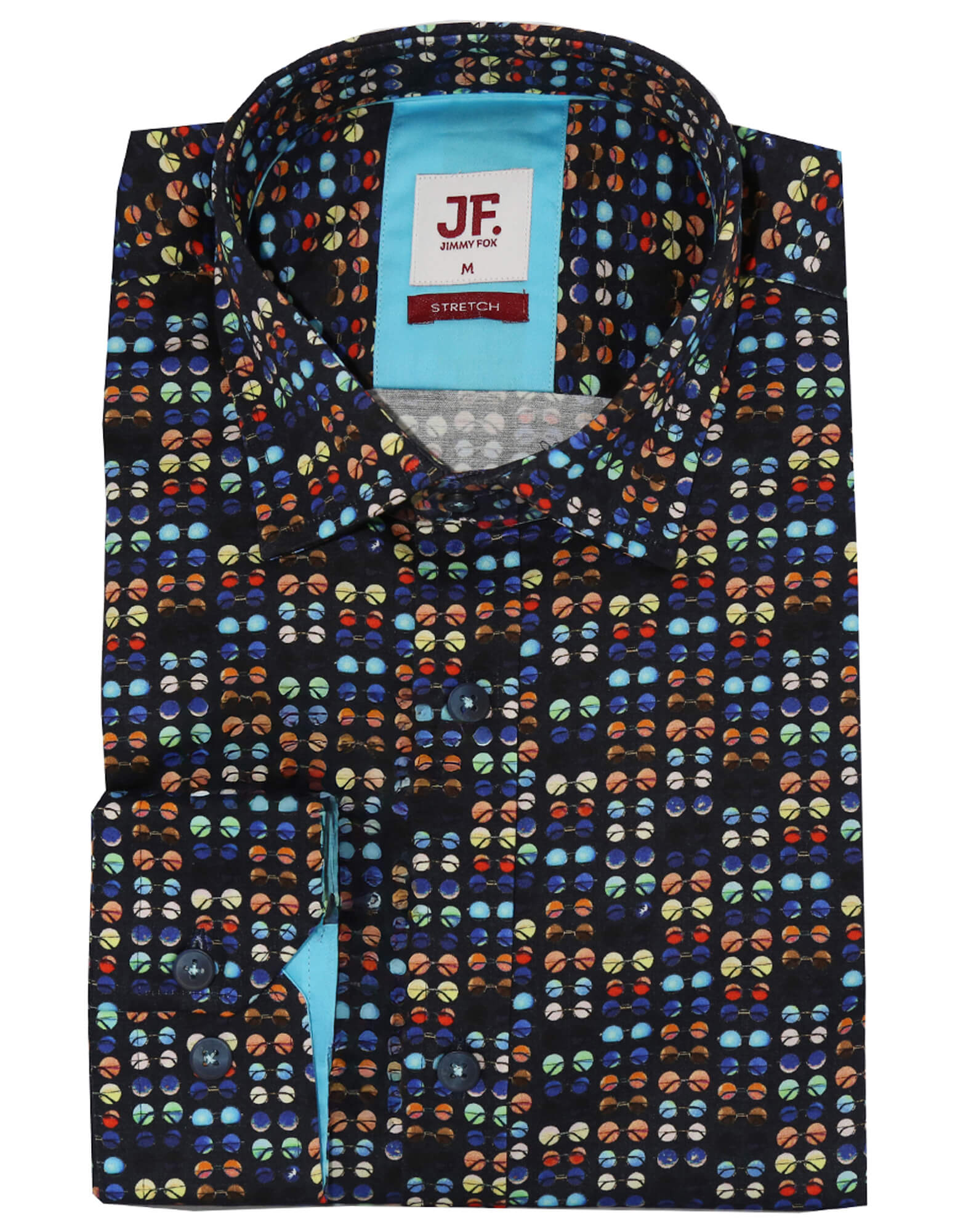 JF 'Sunnies' Print Shirt - Navy