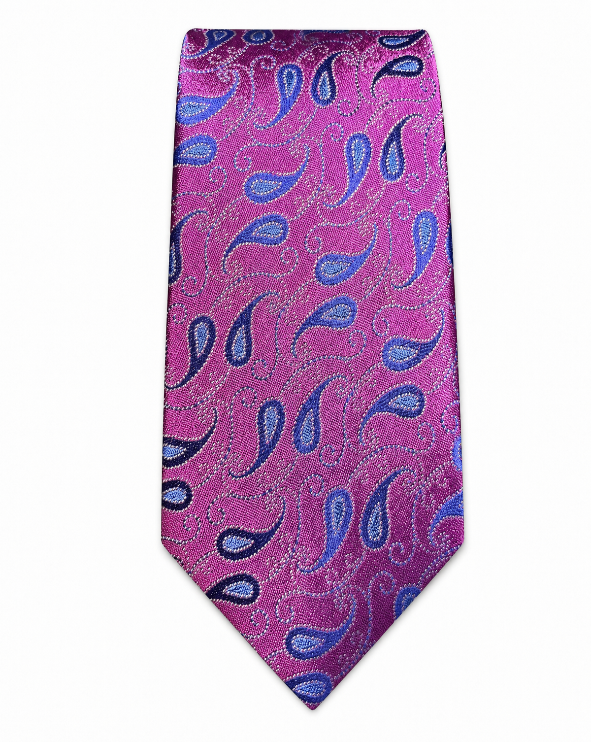 DÉCLIC Carrington Paisley Tie - Magenta