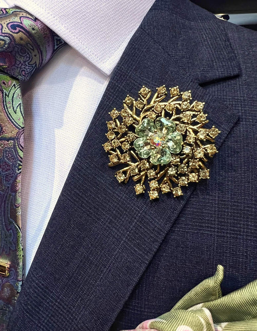 DÉCLIC Celtic Wreath Pin - Gold
