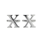DÉCLIC Alphabet Cufflinks - LETTER X
