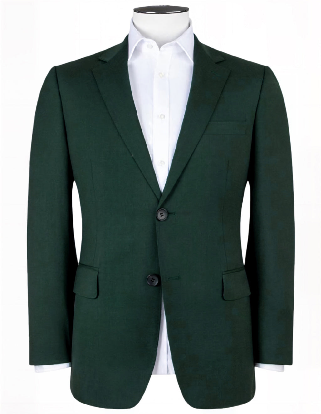 RB Dark Green Wool Blend Jacket
