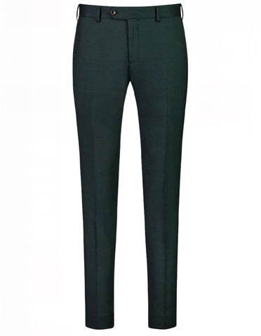 RB Plain Black Wool Trousers