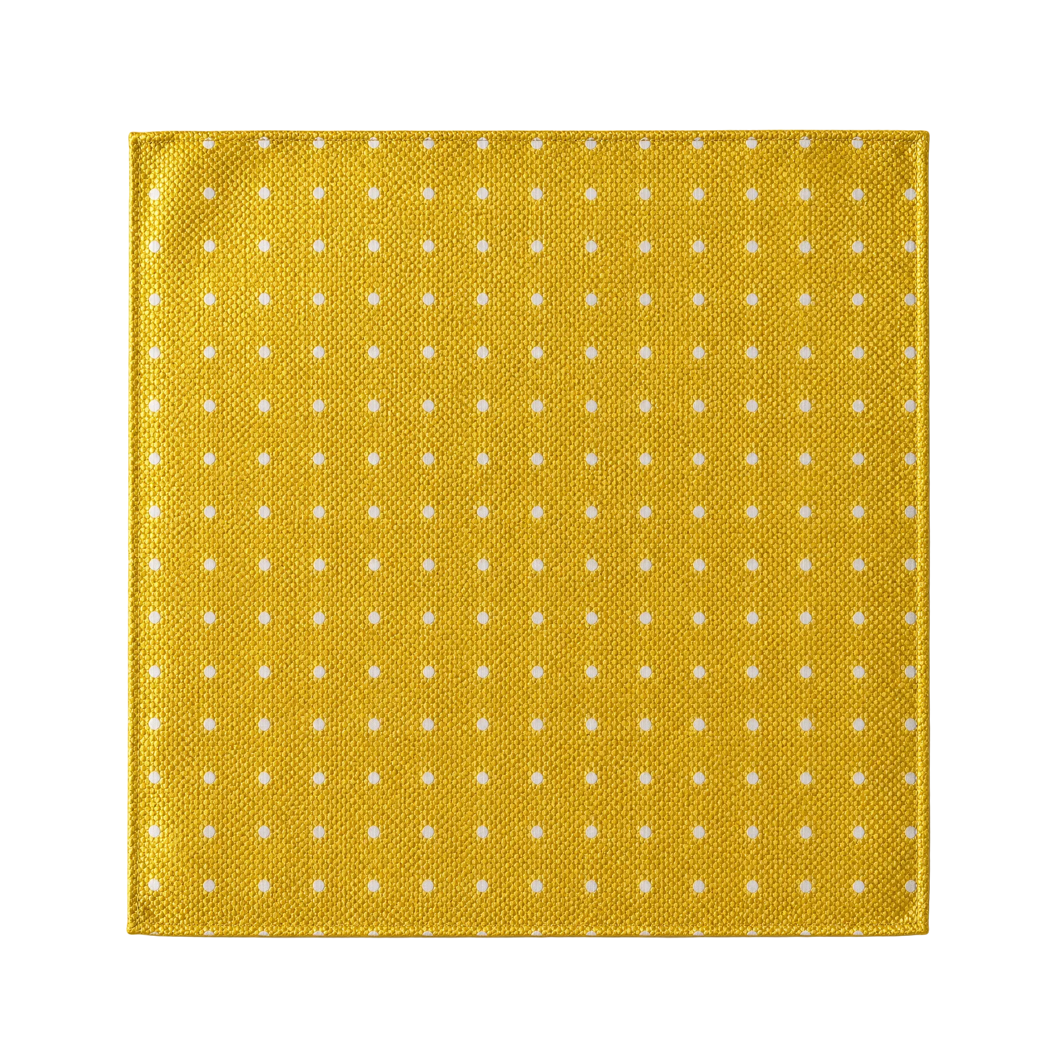 DÉCLIC Classic Spot Pocket Square - Yellow