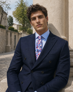 DÉCLIC The Primrose Floral Tie - Pink