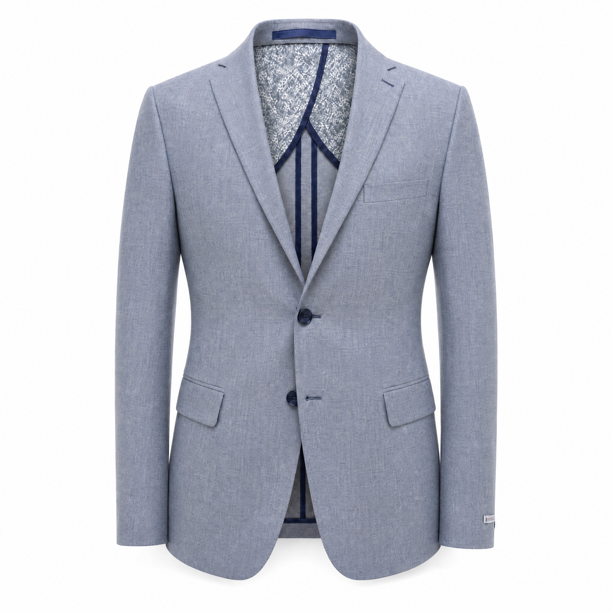 JF 'Fox' Cotton/Linen Jacket - Sky