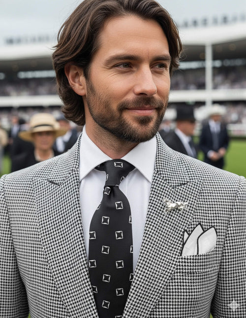 DÉCLIC Houndstooth Peak Jacket