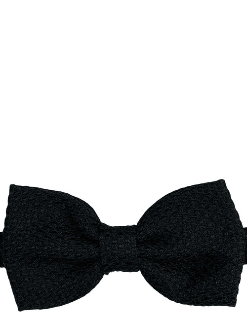 DÉCLIC Premium Grenadine Bow Tie - Black