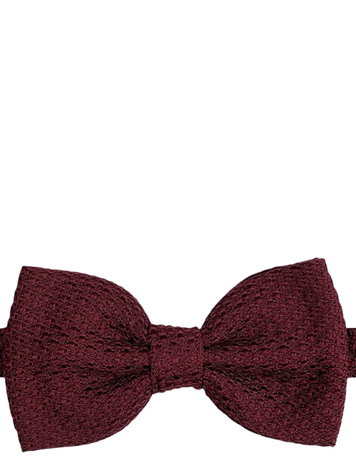 DÉCLIC Premium Grenadine Bow Tie - Burgundy