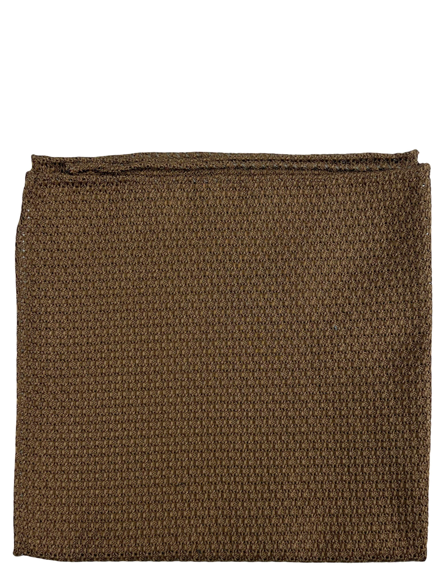 DÉCLIC Premium Grenadine Pocket Square - Caramel
