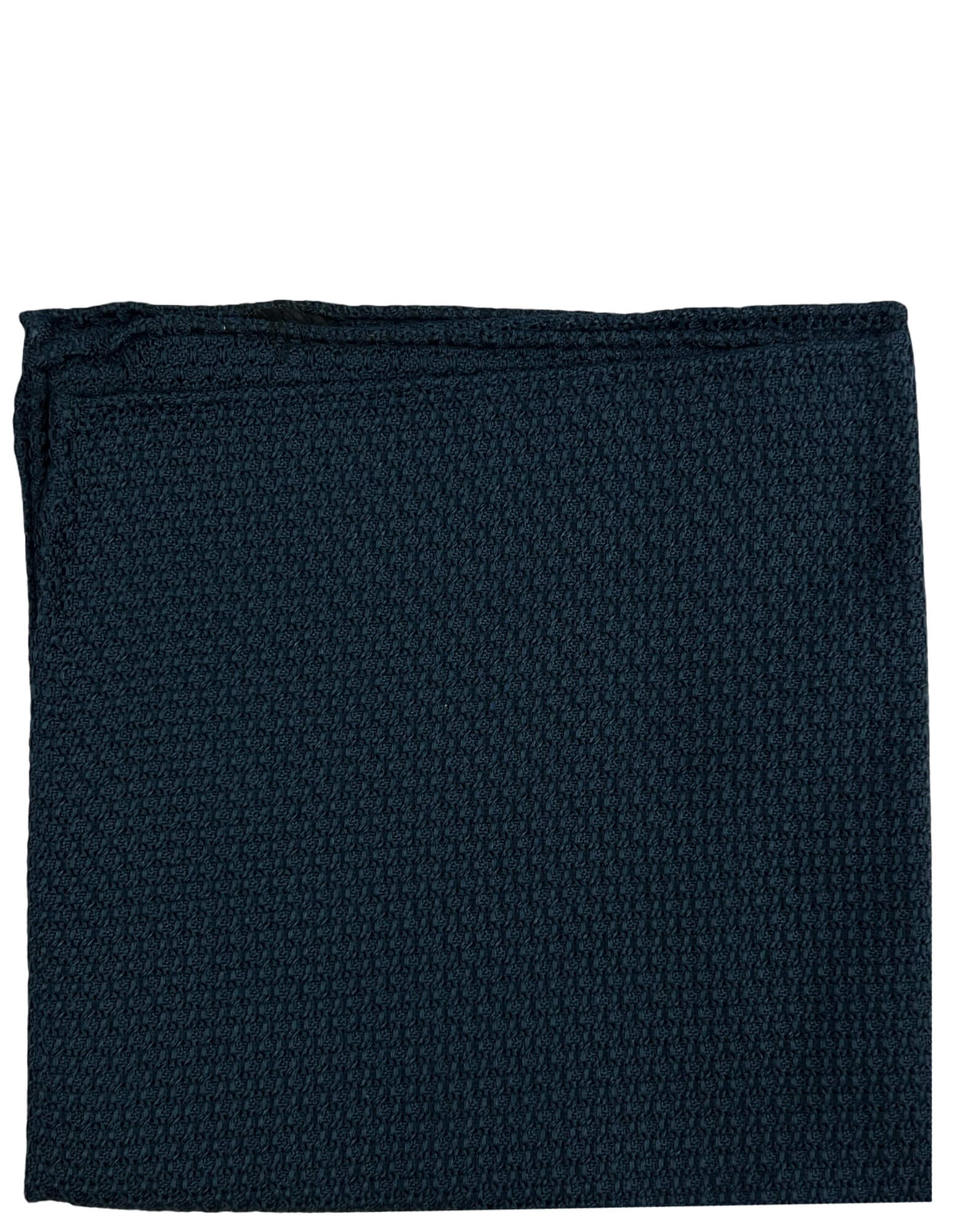 DÉCLIC Premium Grenadine Pocket Square - Dark Navy
