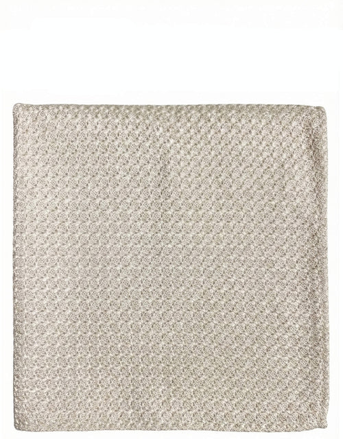 DÉCLIC Premium Grenadine Pocket Square - Natural