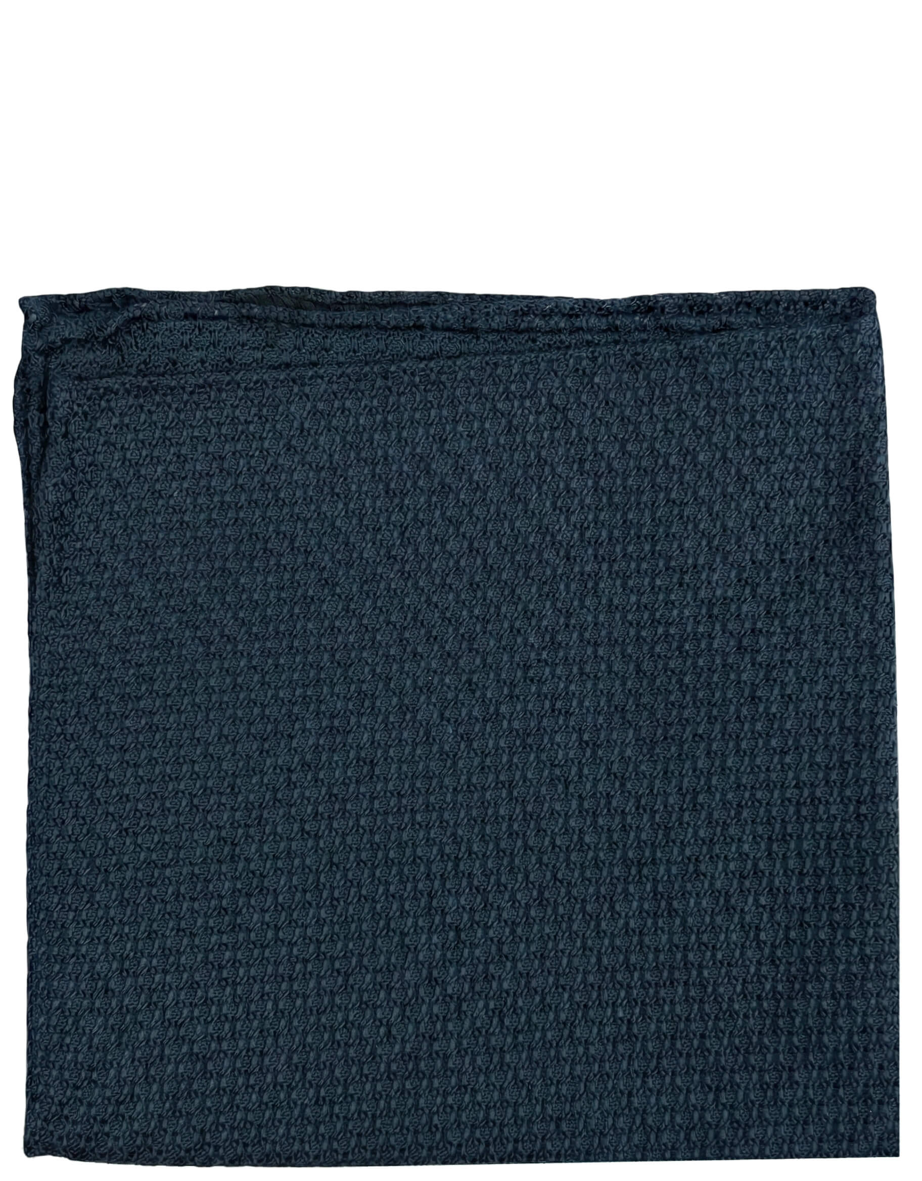 DÉCLIC Premium Grenadine Pocket Square - Navy