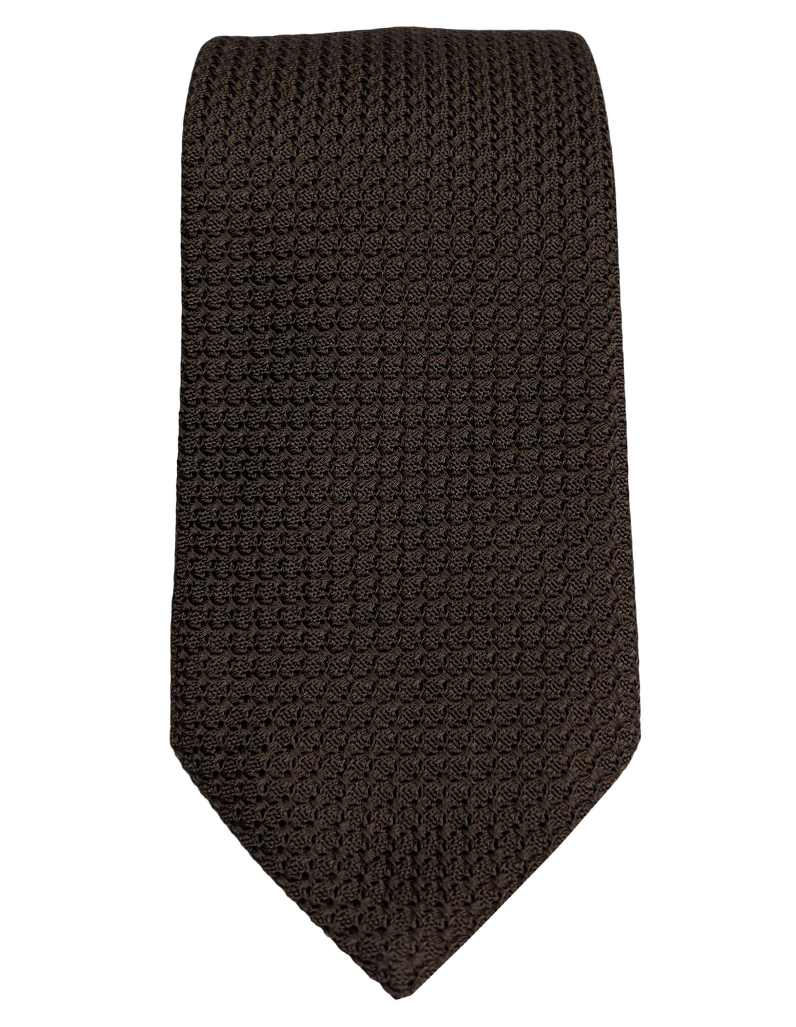 DÉCLIC Premium Grenadine Tie - Brown
