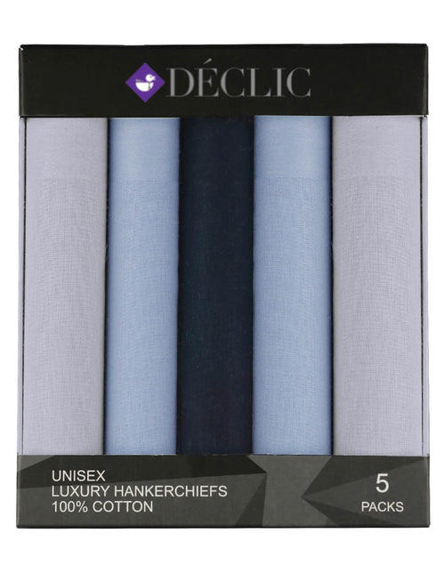 DÉCLIC Cotton Handkerchieves (5 Pack) - Professional