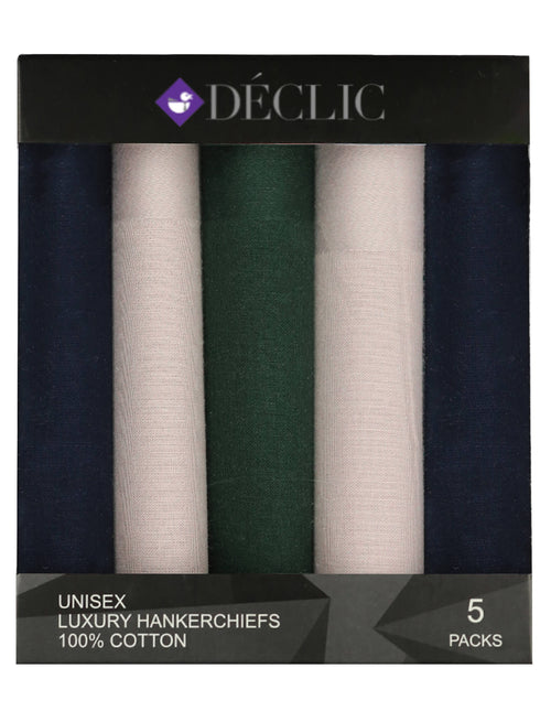 DÉCLIC Cotton Handkerchieves (5 Pack) - Worker