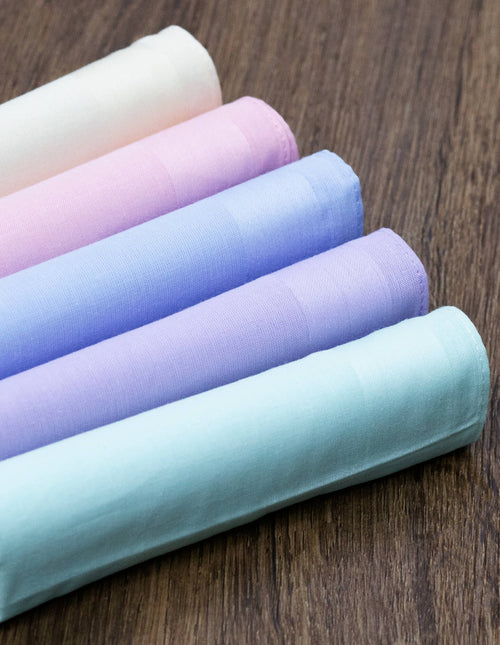 DÉCLIC Cotton Handkerchieves (5 Pack) - Assorted