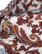 JF 'Haze' Paisley Linen/Cotton Print Shirt