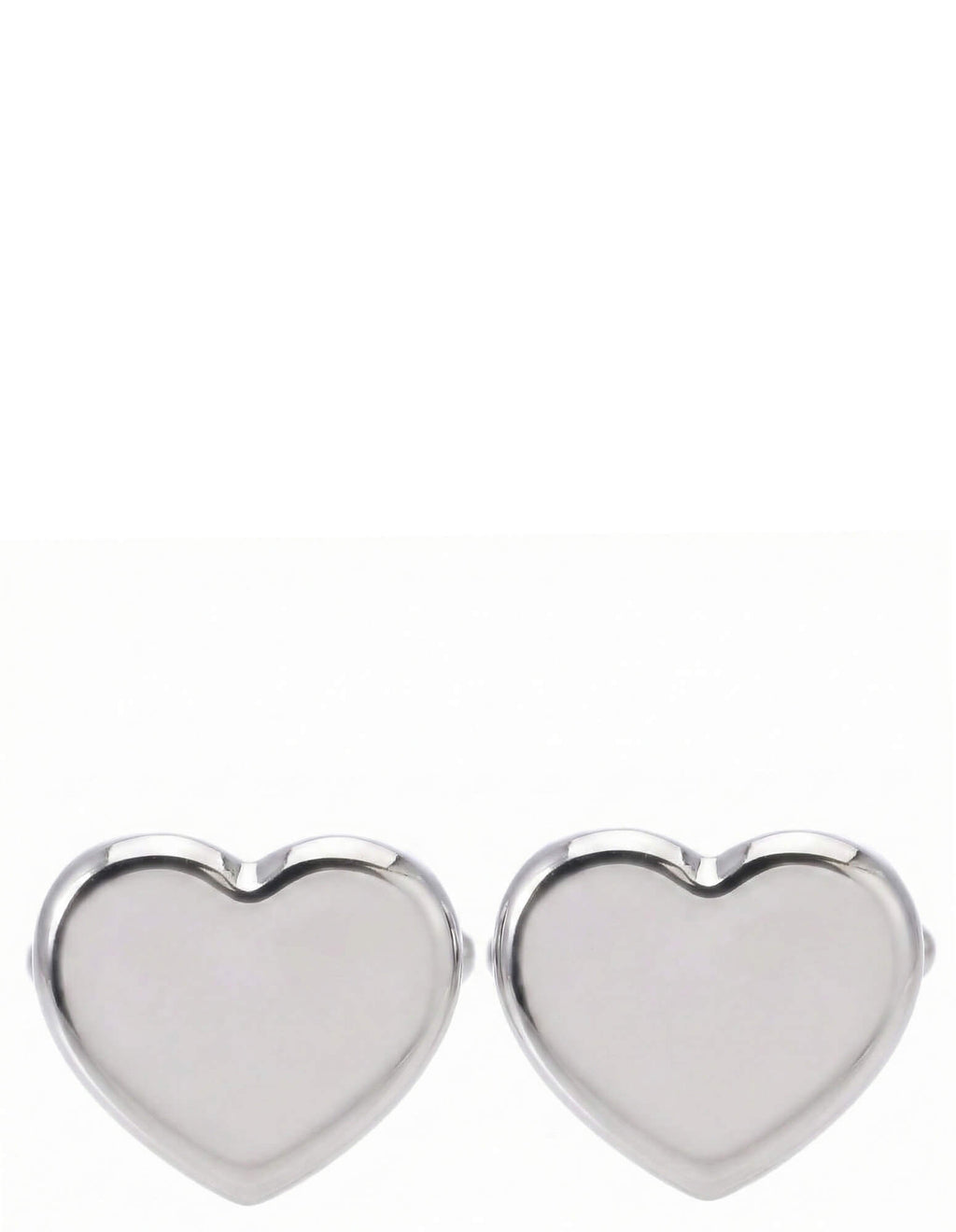 DÉCLIC Heart Cufflink - Silver