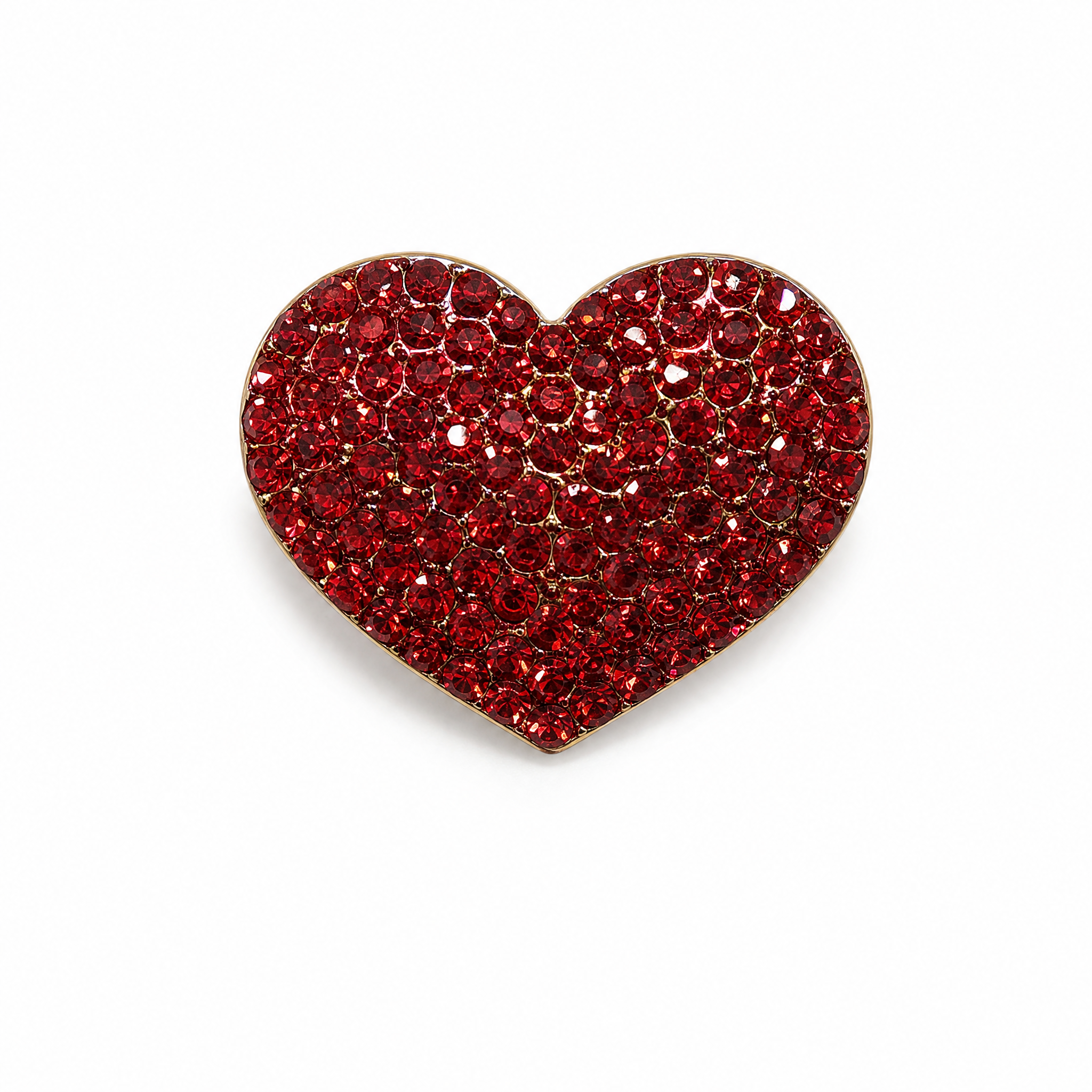 DÉCLIC Heart Lapel Pin - Red