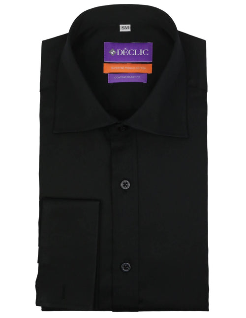 DÉCLIC Hitte Plain Shirt - Black