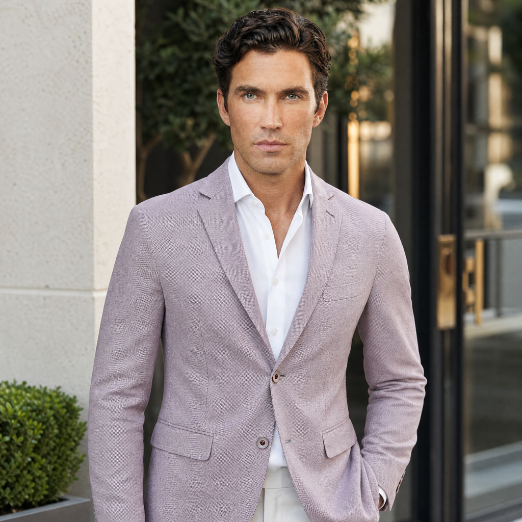 JF 'Hunter' Knitted Jacket - Pink