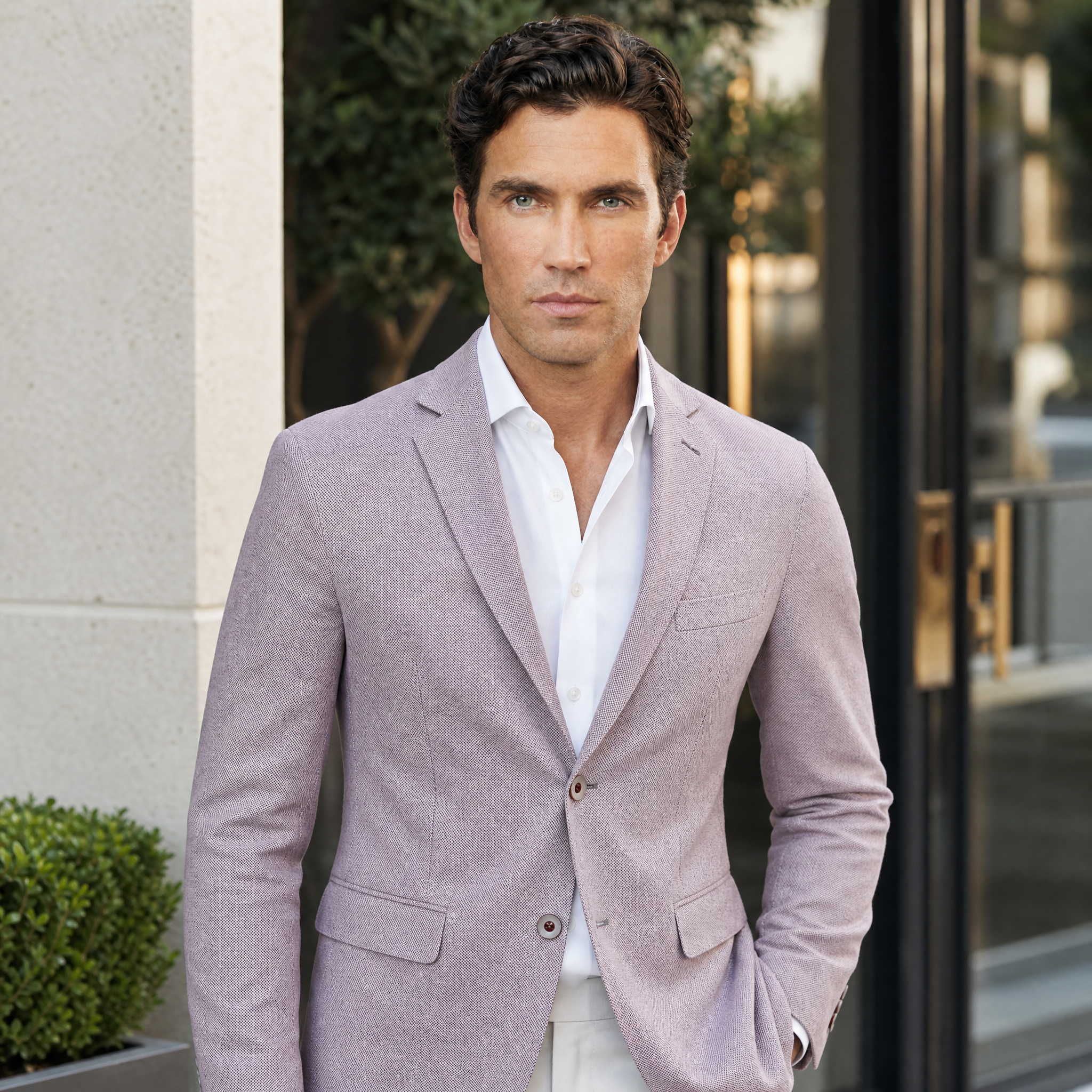 JF 'Hunter' Knitted Jacket - Pink