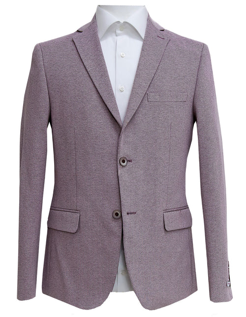 JF 'Hunter' Knitted Jacket - Berry