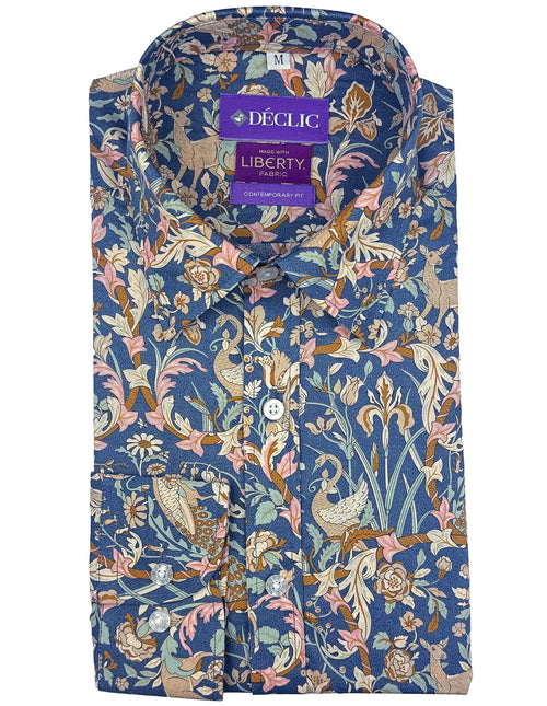 DÉCLIC Liberty Joan Print Shirt - Blue