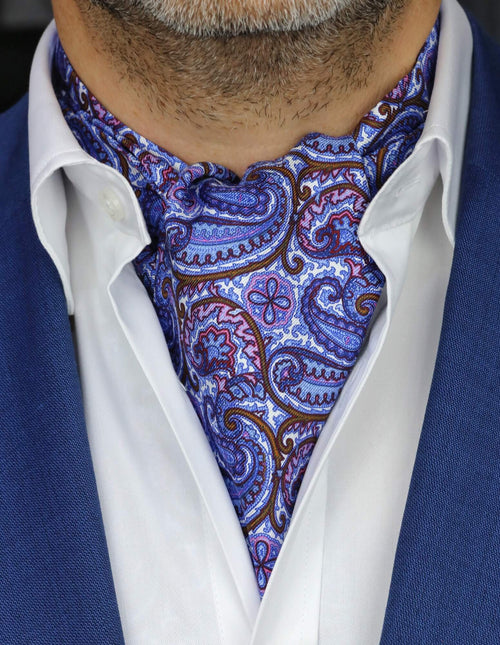 DÉCLIC Lynton Paisley Ascot - Blue