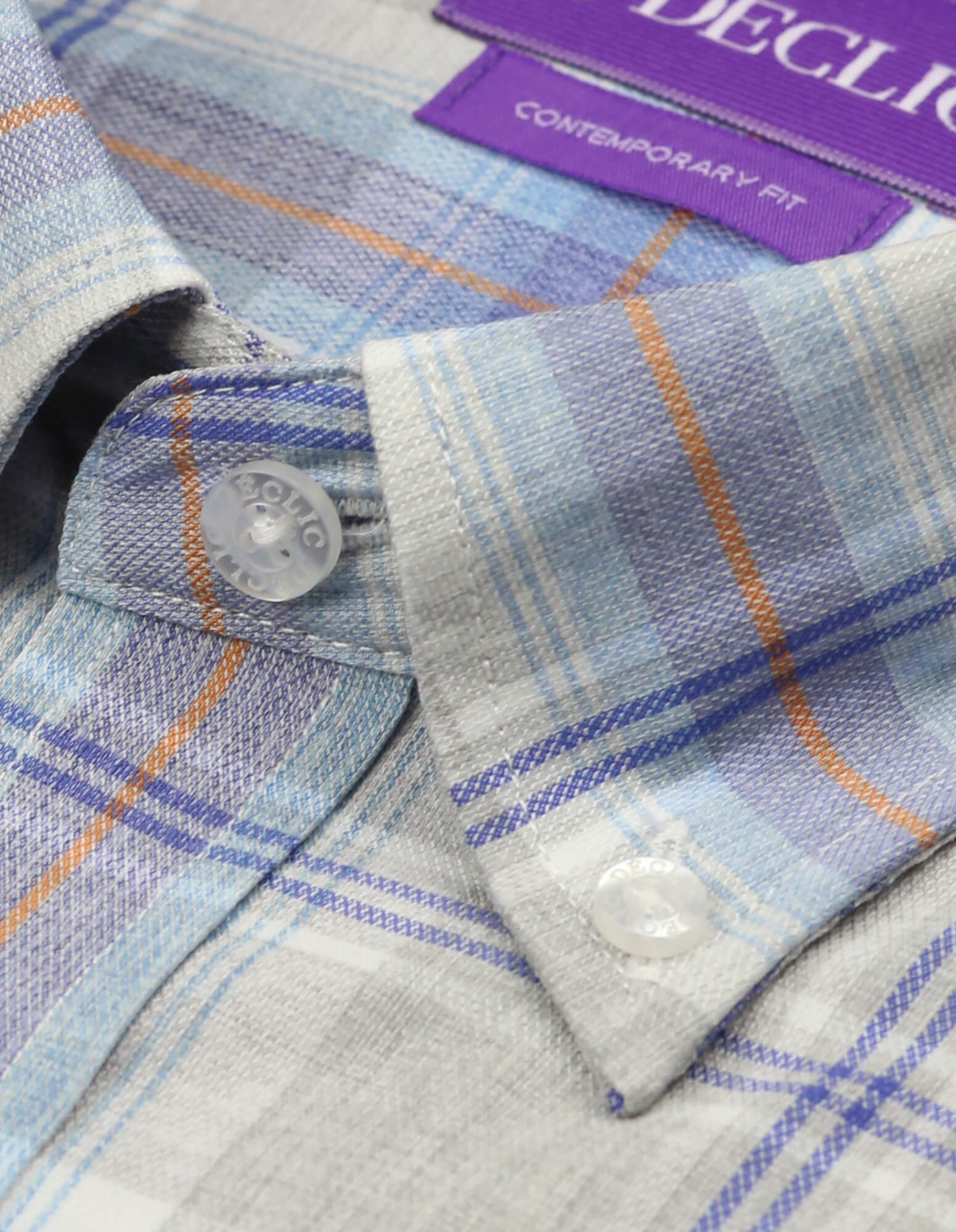 DÉCLIC Montclair Check Shirt - Grey