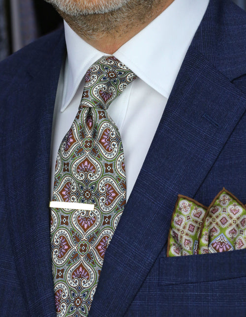 DÉCLIC Oakham Patterned Tie - Pink