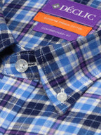 DÉCLIC Pelham Check Shirt - Blue