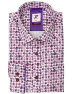 JF 'Pink Floral' Print Shirt - Pink
