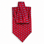 DÉCLIC Portofino Silk Cravat – Red