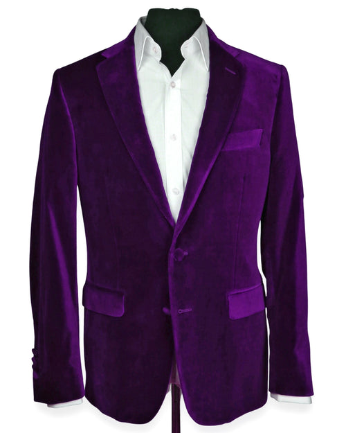 DÉCLIC 'Regal' Velvet Jacket - Purple