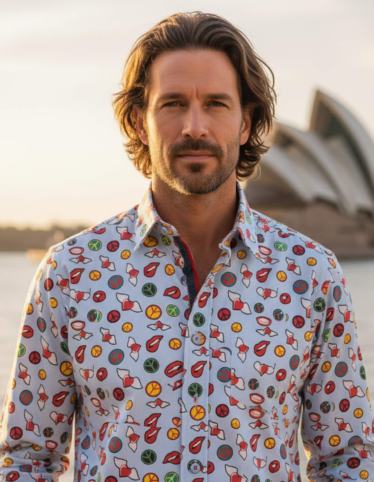 JF 'Retro Icons' Print Shirt - Assorted