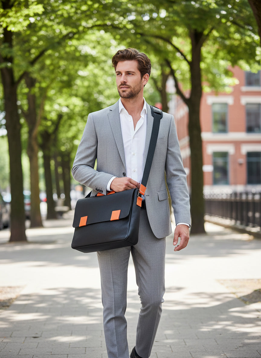 JA Brief Satchel - Black