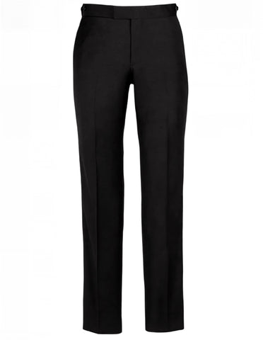 RB Formal Satin Shawl Wool Tuxedo Jacket - Black