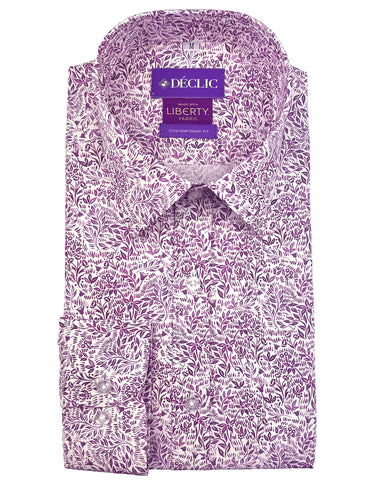 DÉCLIC Rupert Textured Shirt - Mauve