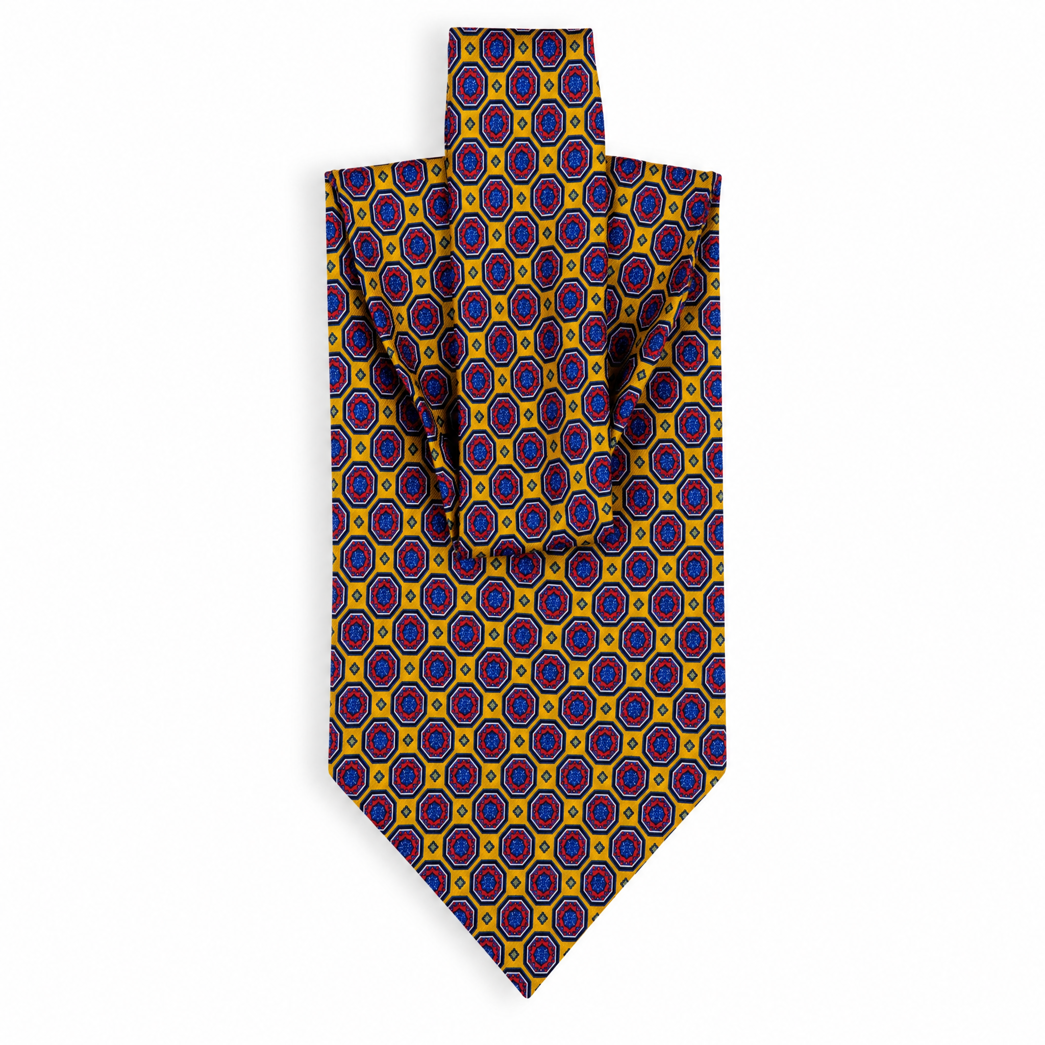 DÉCLIC Regent Silk Cravat – Gold